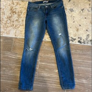 Womens Levi’s 711 Skinny Jeans